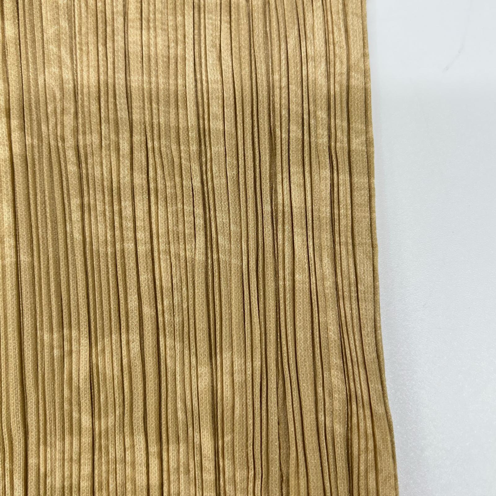 PLEATS PLEASE プリーツプリーズ PP41-JK721 ベージュ チャイニーズ柄モックネックノースリーブトップス トップス