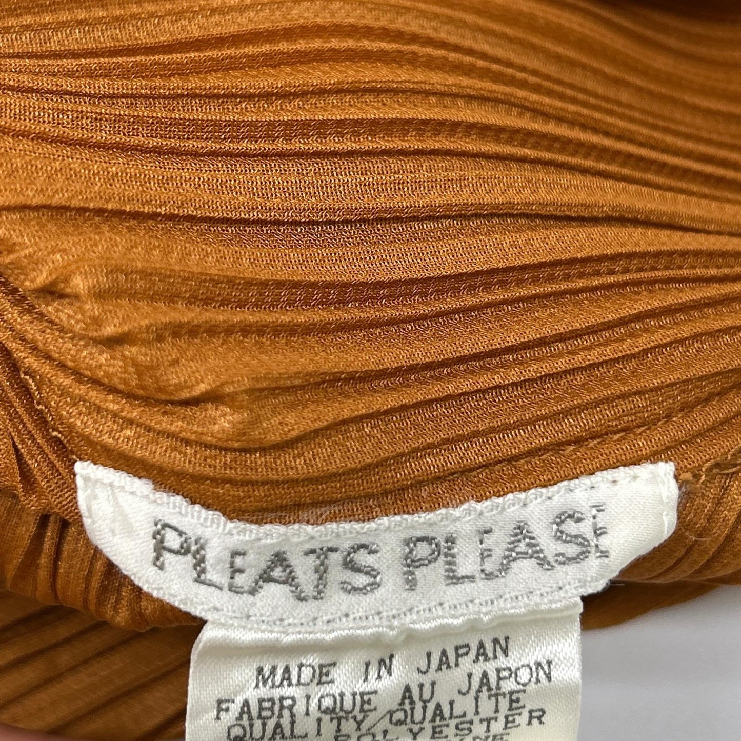 PLEATS PLEASE プリーツプリーズ PP91-JK075 オレンジ ショートスリーブシャツブラウス トップス