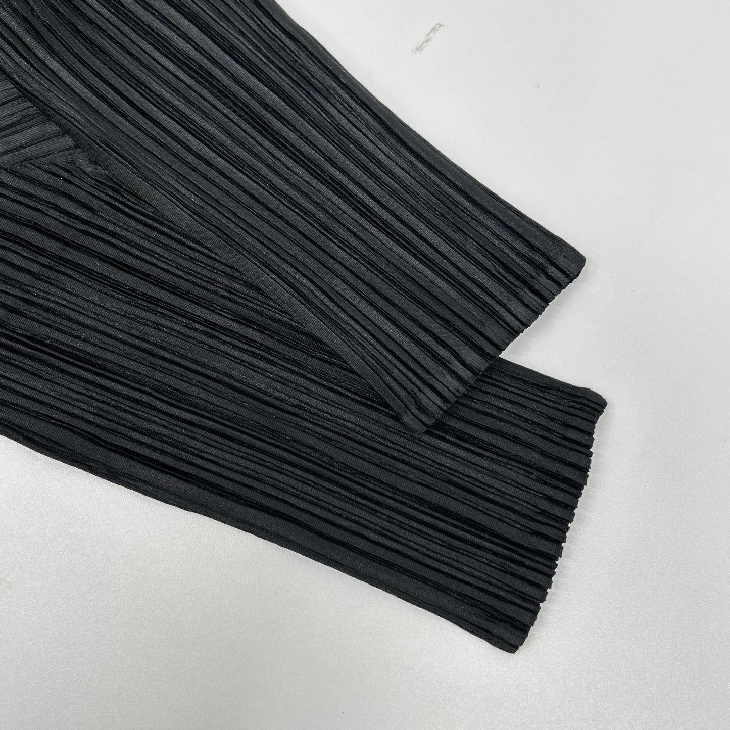 PLEATS PLEASE プリーツプリーズ PP51-JK863 ブラック 7分袖アシンメトリーカットソー トップス