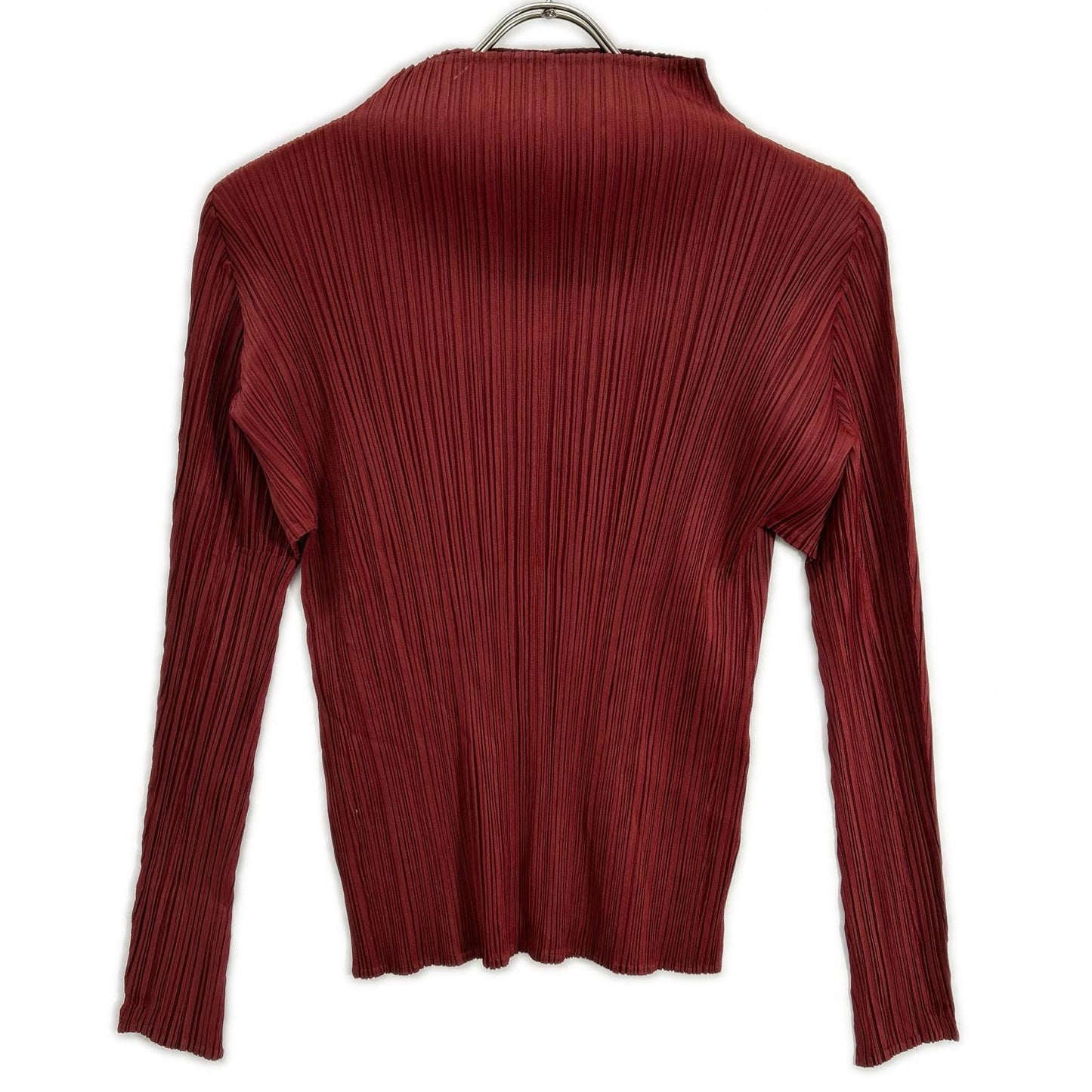 PLEATS PLEASE プリーツプリーズ PP33-JK182 レッド モックネック長袖カットソー トップス