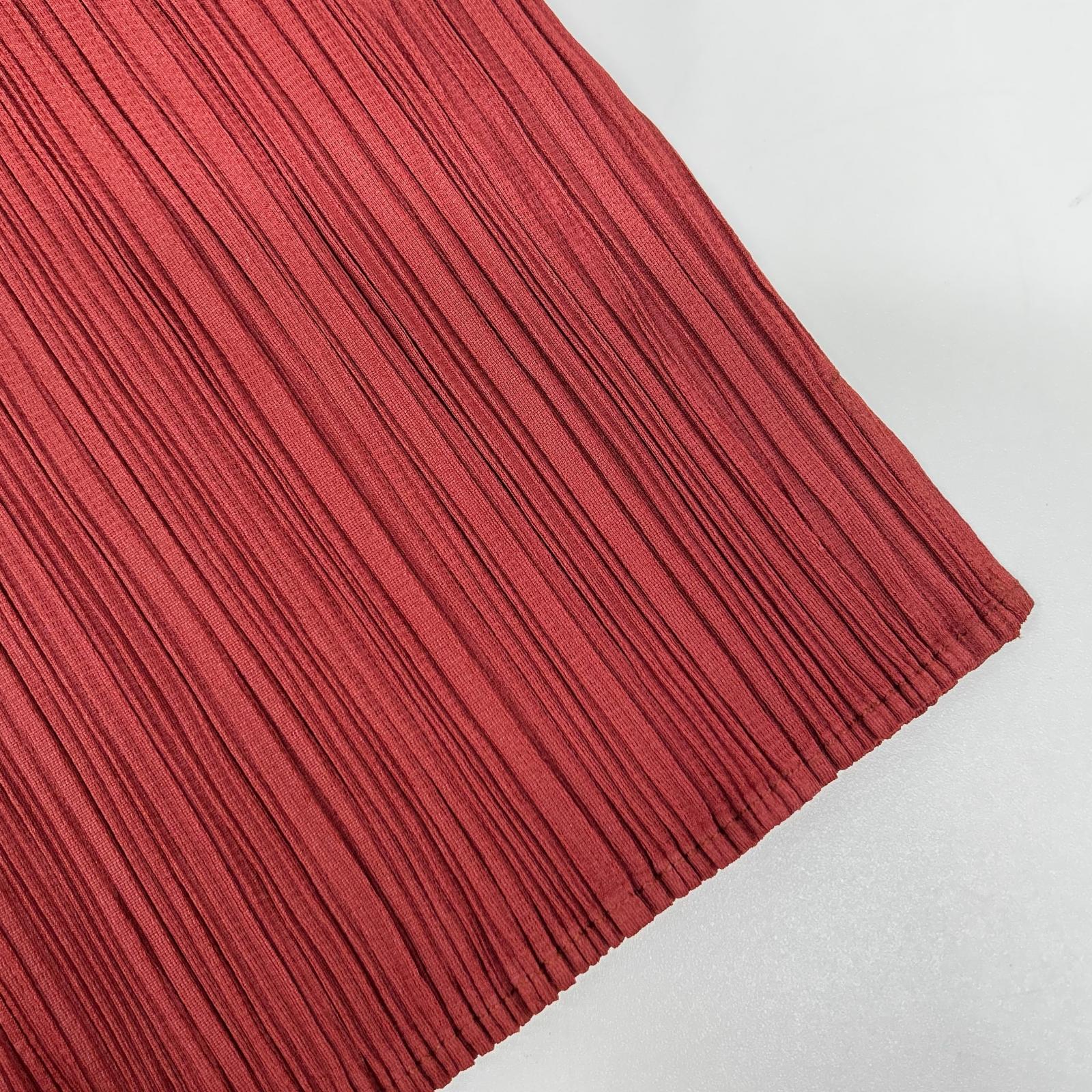 PLEATS PLEASE プリーツプリーズ PP33-JK182 レッド モックネック長袖カットソー トップス