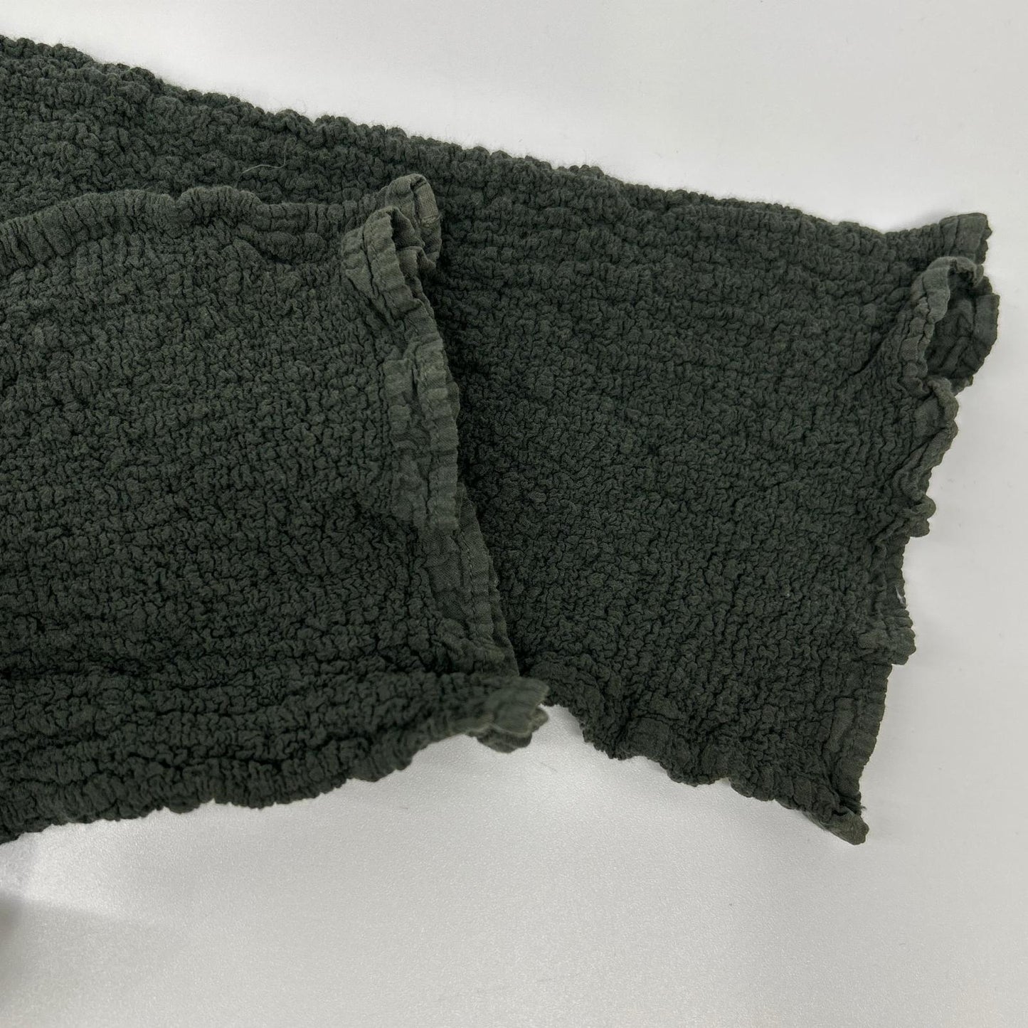 MeISSEYMIYAKE ミーイッセイミヤケ MI54FK408 khaki shrunk-finish two-pocket cardigan tops