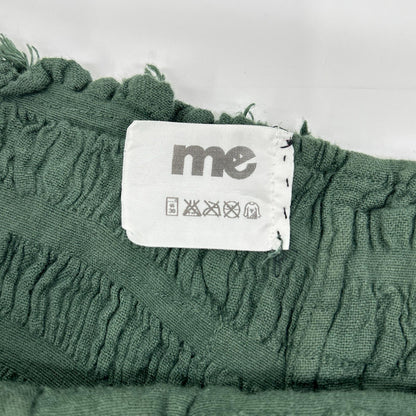 MeISSEYMIYAKE ミーイッセイミヤケ MI54-FG451 カーキ ギャザー切りっぱなしAランク2ポケットスカート スカート
