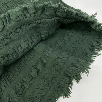 MeISSEYMIYAKE ミーイッセイミヤケ MI54-FG451 カーキ ギャザー切りっぱなしAランク2ポケットスカート スカート