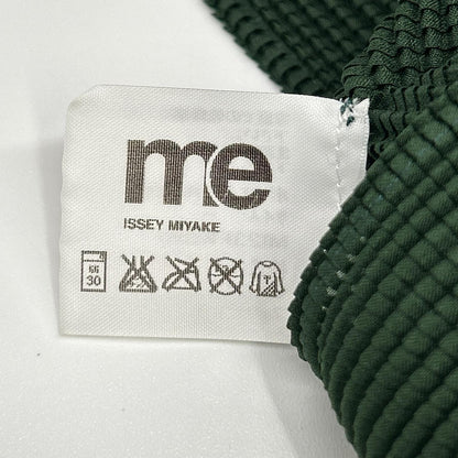 MeISSEYMIYAKE ミーイッセイミヤケ MI23-FK053 グリーン モックネックショートスリーブカットソー スカート