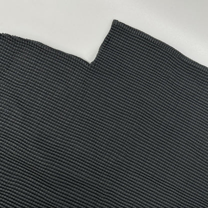 MeISSEYMIYAKE ミーイッセイミヤケ MI31-FK403 チャコール モックネックショートスリーブカットソー トップス