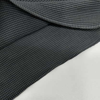 MeISSEYMIYAKE ミーイッセイミヤケ MI31-FK403 チャコール モックネックショートスリーブカットソー トップス