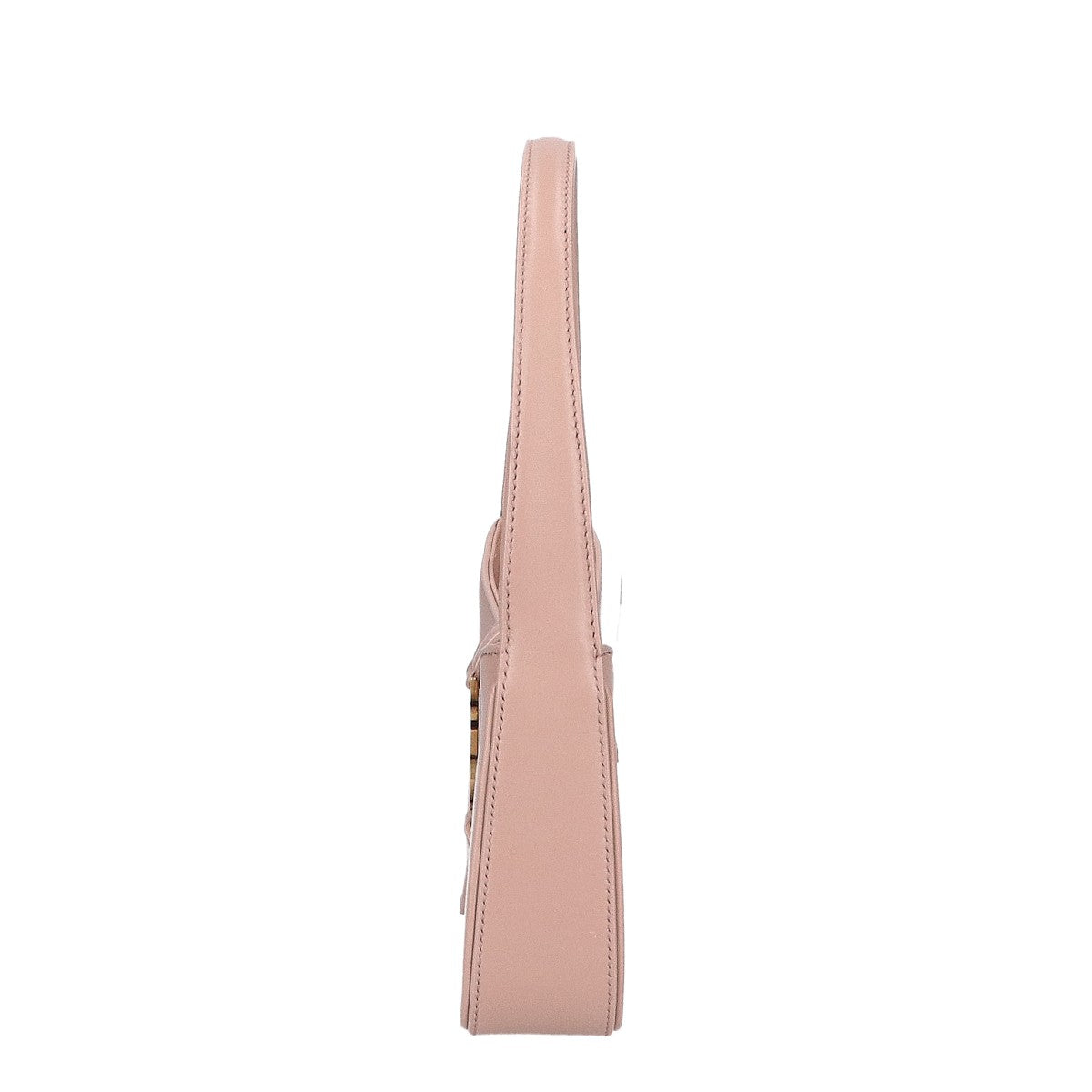 SAINT LAURENT PARIS サンローランパリ 新品同様 710318 スムースカーフ メタルカサンドラロゴ LE 5 A 7 ミニ ホーボーバッグ ハンドバッグ