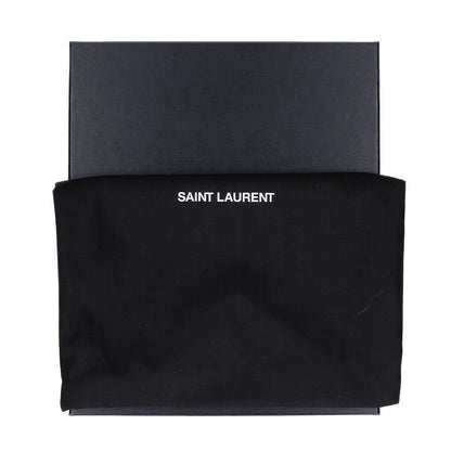 SAINT LAURENT PARIS サンローランパリ 新品同様 710318 スムースカーフ メタルカサンドラロゴ LE 5 A 7 ミニ ホーボーバッグ ハンドバッグ