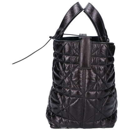 DIOR ディオール M2821SNIO_M900 ブラック マクロカナージュ クリンクルド カーフスキン Dior Toujours バッグ ミディアム ハンドバッグ