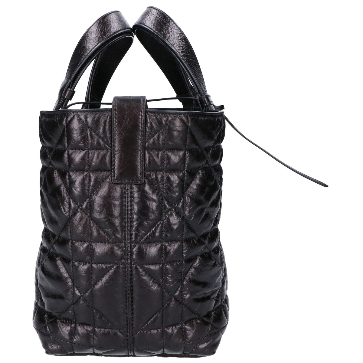 DIOR ディオール M2821SNIO_M900 ブラック マクロカナージュ クリンクルド カーフスキン Dior Toujours バッグ ミディアム ハンドバッグ