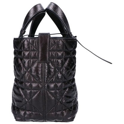 DIOR ディオール M2821SNIO_M900 ブラック マクロカナージュ クリンクルド カーフスキン Dior Toujours バッグ ミディアム ハンドバッグ