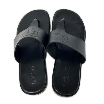 LOEWE ロエベ 【美品】L616465X16 ANAGRAM FLIP FLOP エンボスアナグラム レザー トングサンダル シューズ