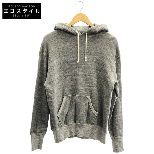 WAREHOUSE ウエアハウス 【×BEAMS PLUS】グレー コットン スウェットフーディープルオーバー トップス