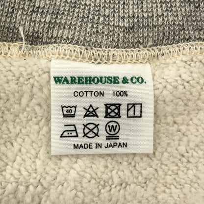 WAREHOUSE ウエアハウス 【×BEAMS PLUS】グレー コットン スウェットフーディープルオーバー トップス