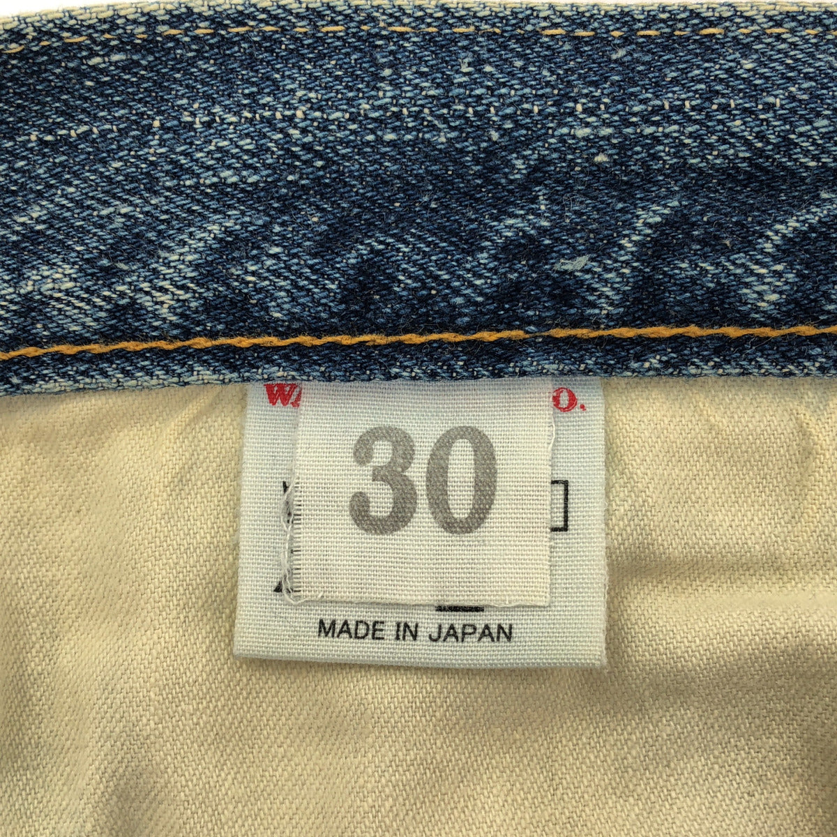WAREHOUSE Warehouse Lot.1105 Indigo 2ND-HAND USED WASH selvedge tapered denim pants bottoms