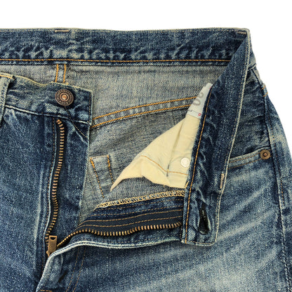WAREHOUSE Warehouse Lot.1105 Indigo 2ND-HAND USED WASH selvedge tapered denim pants bottoms