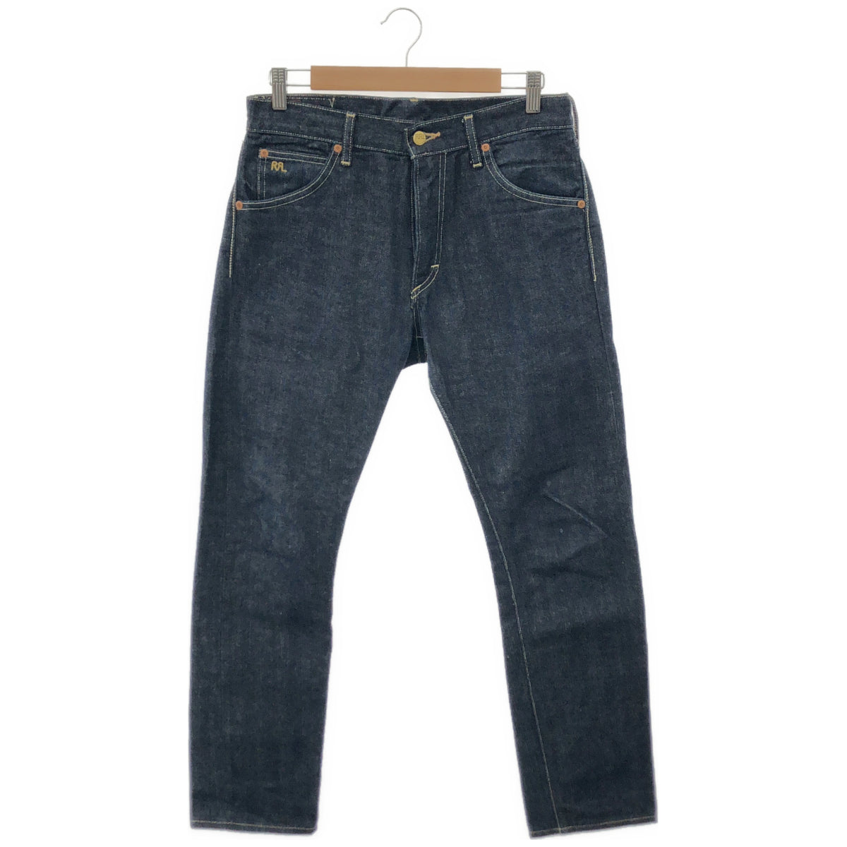 RRL ダブルアールエル 782685679001 ダークインディゴ コットン 5Pストレートデニムパンツ ボトムス