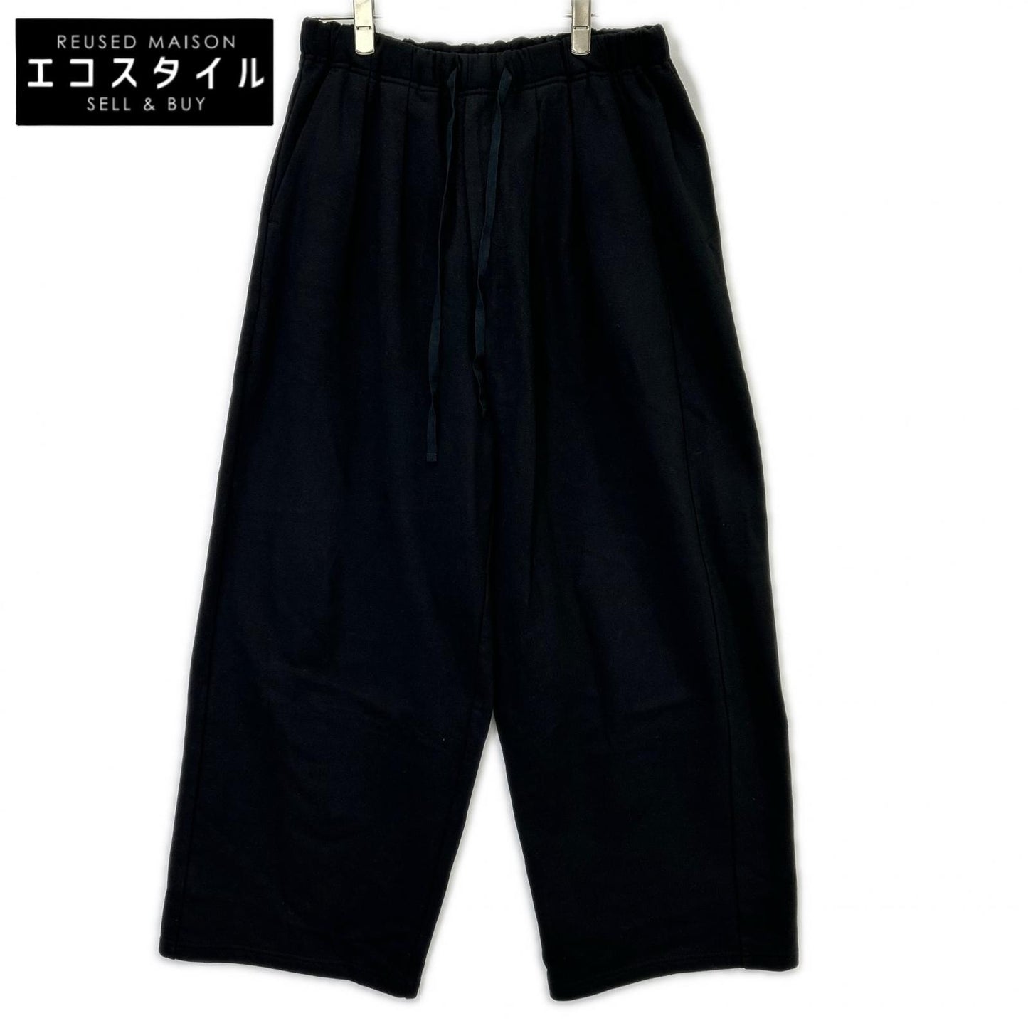 ANCELLM アンセルム 26SS ANC-PT120 ブラック 2TUCK SWEAT PANTS スウェットパンツ ボトムス