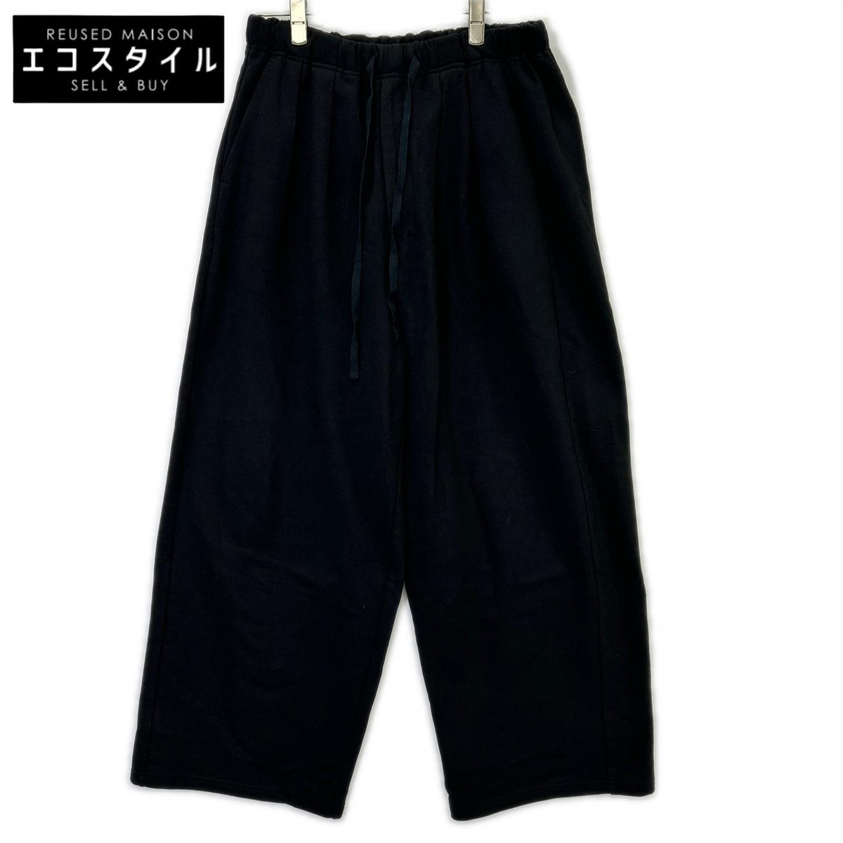 ANCELLM アンセルム 26SS ANC-PT120 ブラック 2TUCK SWEAT PANTS スウェットパンツ ボトムス