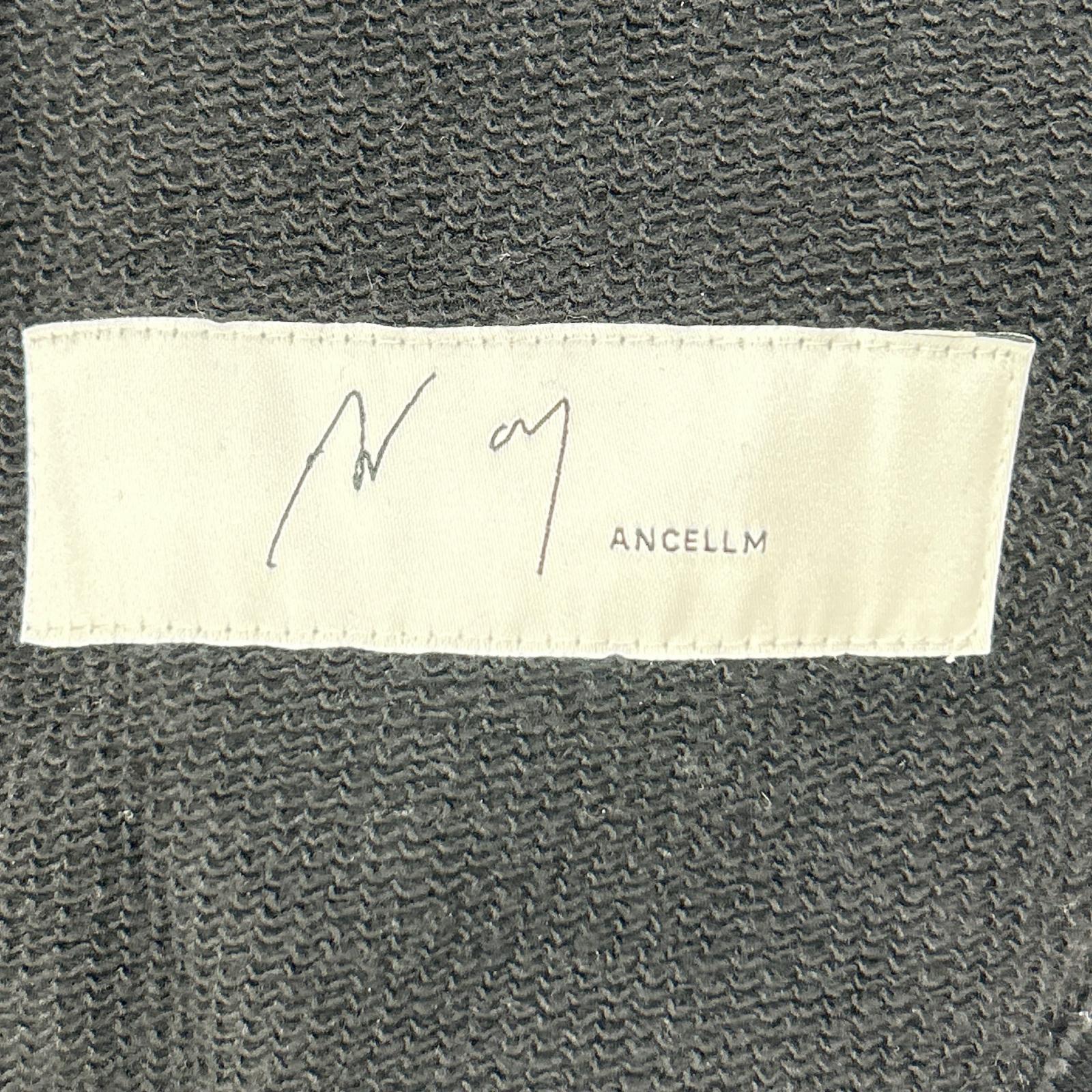 ANCELLM アンセルム 26SS ANC-PT120 ブラック 2TUCK SWEAT PANTS スウェットパンツ ボトムス