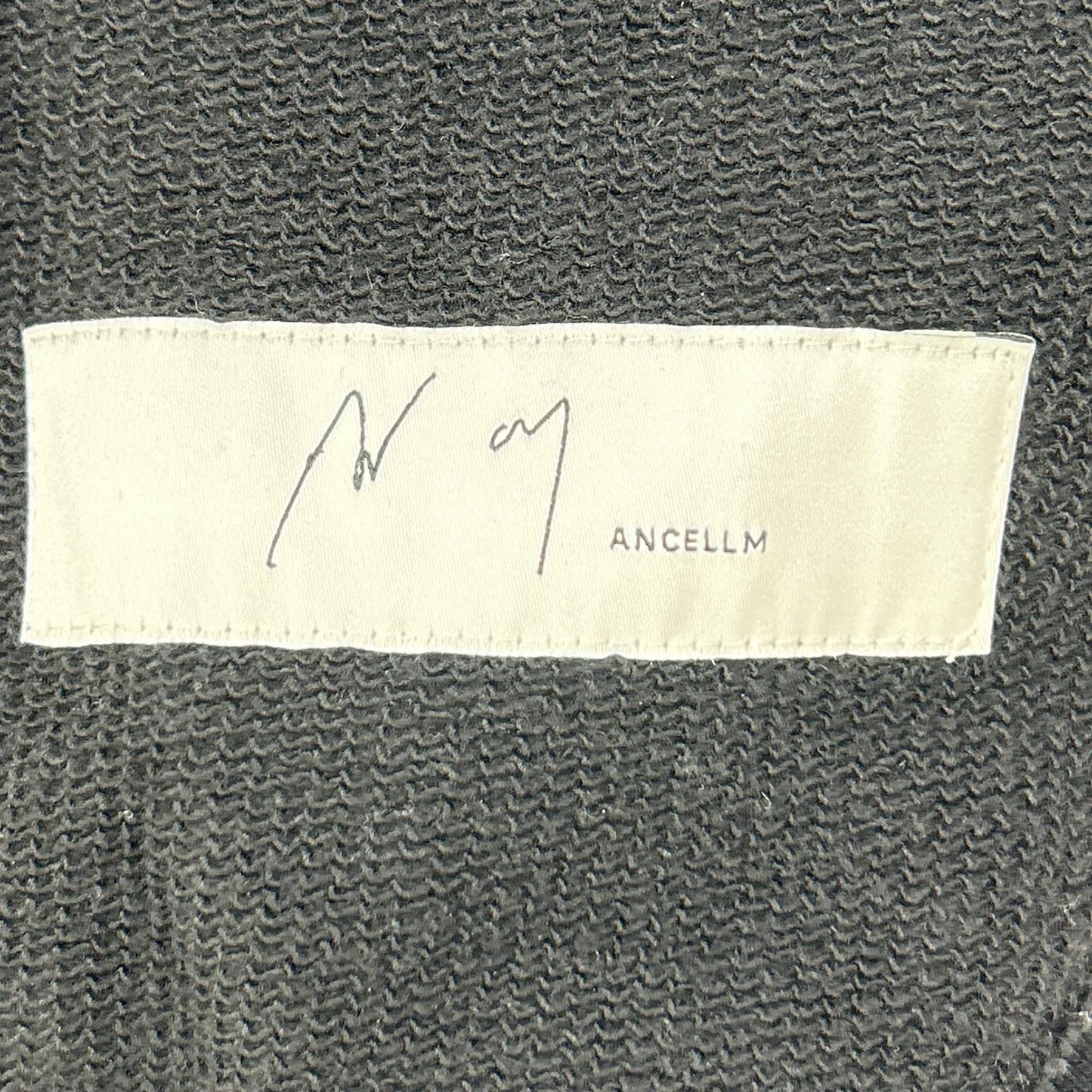 ANCELLM アンセルム 26SS ANC-PT120 ブラック 2TUCK SWEAT PANTS スウェットパンツ ボトムス
