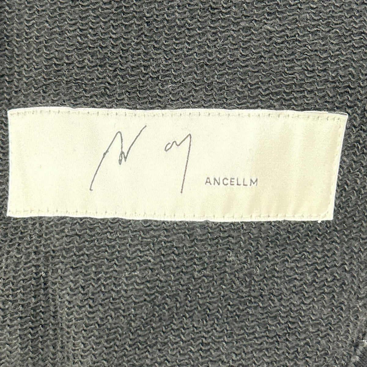 ANCELLM アンセルム 26SS ANC-PT120 ブラック 2TUCK SWEAT PANTS スウェットパンツ ボトムス