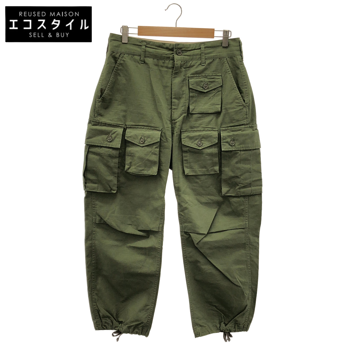 Engineered Garments エンジニアードガーメンツ カーキ コットンリップストップ FAカーゴパンツ ボトムス