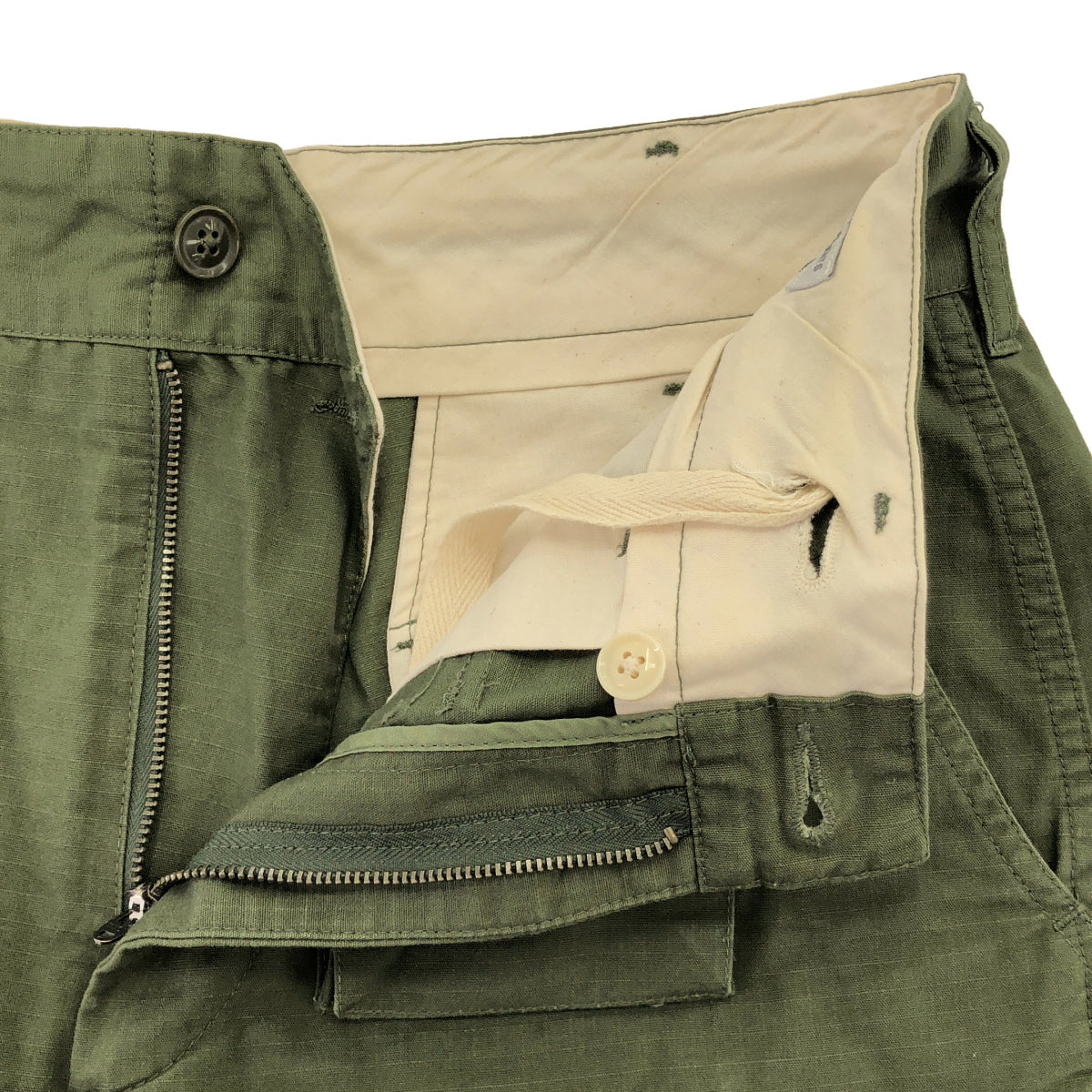 Engineered Garments エンジニアードガーメンツ カーキ コットンリップストップ FAカーゴパンツ ボトムス