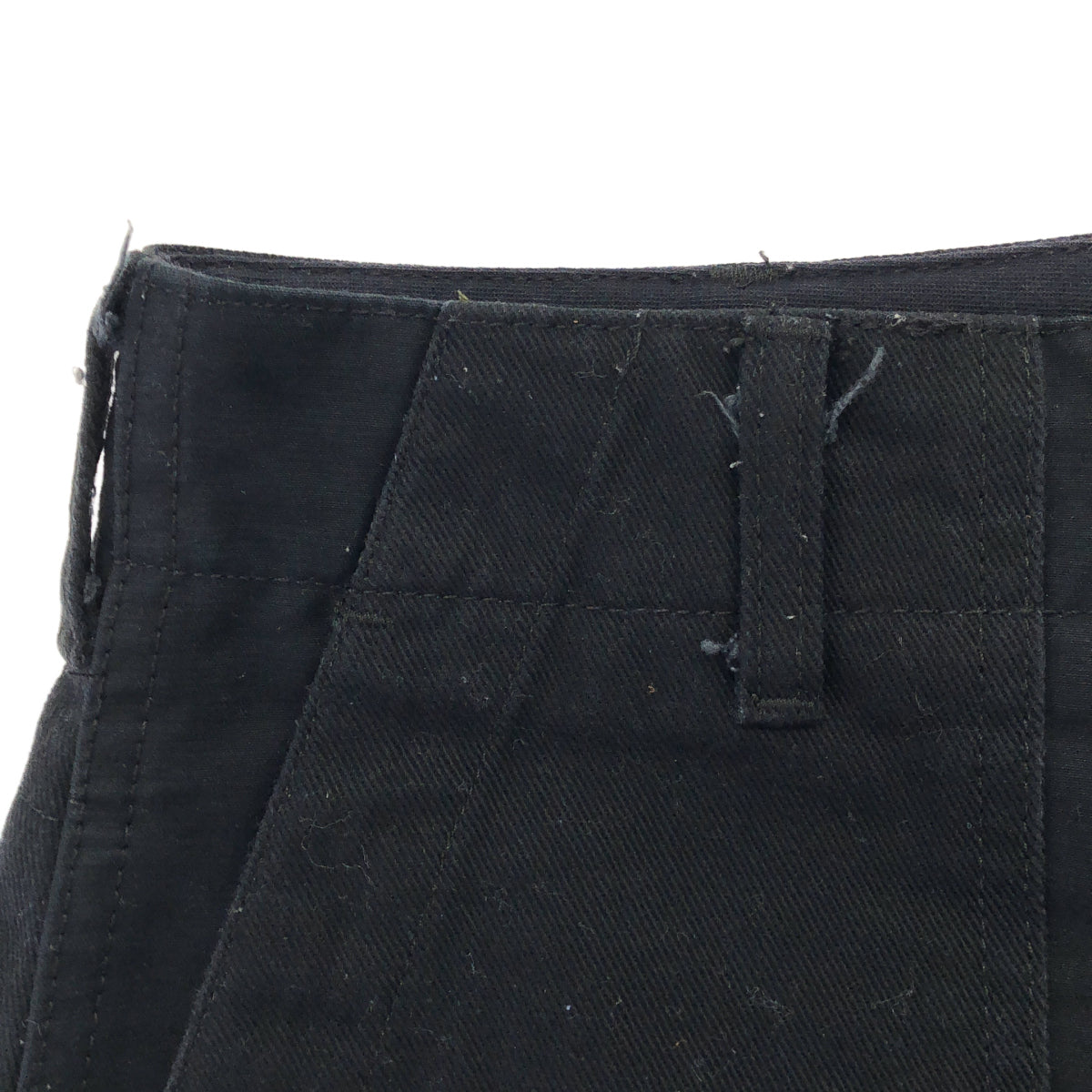 Engineered Garments エンジニアードガーメンツ ブラック コットンツイル×ヘリンボーン ベイカーパンツ ボトムス