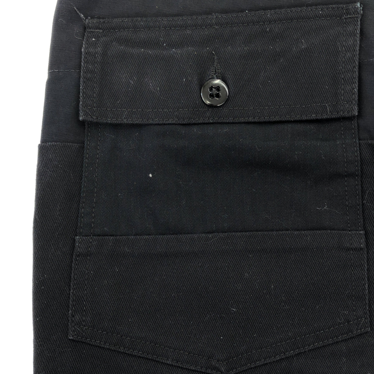 Engineered Garments エンジニアードガーメンツ ブラック コットンツイル×ヘリンボーン ベイカーパンツ ボトムス