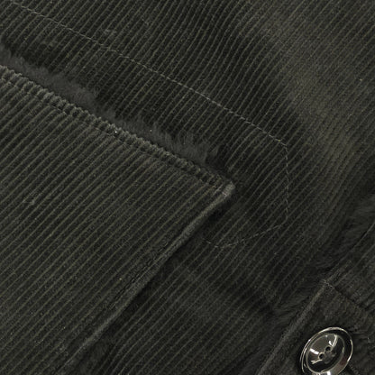 Engineered Garments エンジニアードガーメンツ ブラック コーデュロイ×ボア オーバーベスト ジレ ジャケット