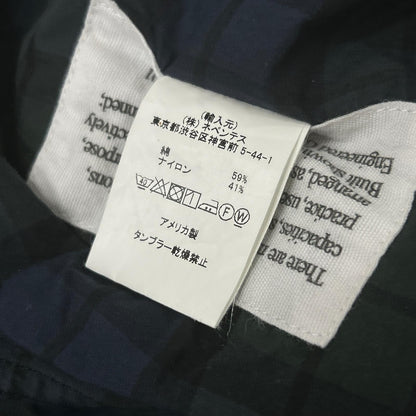 Engineered Garments エンジニアードガーメンツ ネイビー×グリーン ブラックウォッチ柄 コットンナイロン BDUジャケット ジャケット