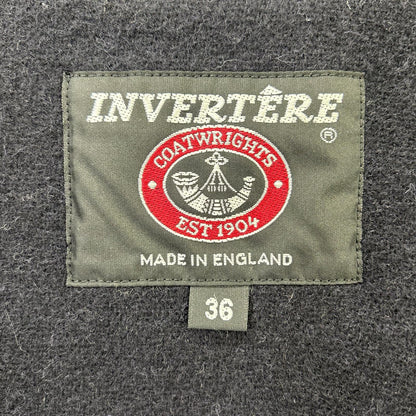 INVERTERE インバーティア 17-020-610-0084-3-0 ブラック Joshua Ellis生地 ウールヘリンボーン ダッフルコート コート