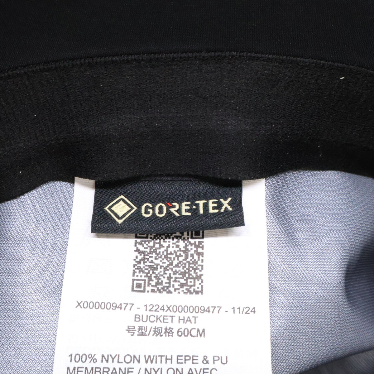 ARC'TERYX VEILANCE アークテリクスヴェイランス 24年製 X000009477 ブラック ナイロン GORE-TEX バケットハット 帽子