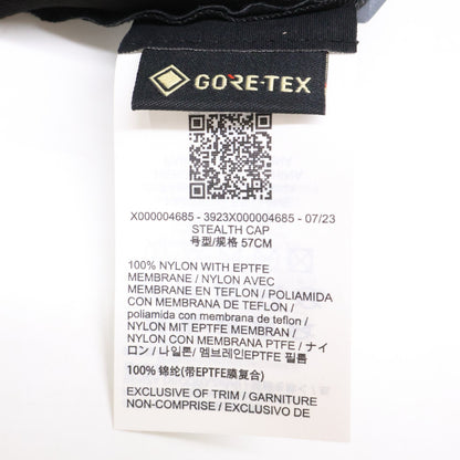 ARC'TERYX VEILANCE アークテリクスヴェイランス 23年製 X000004685 ブラック ナイロン GORE-TEX ステルスキャップ 帽子