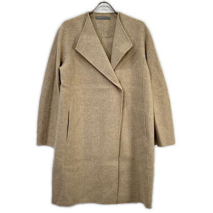 theory luxe セオリーリュクス 03-9309605 ベージュ ウール×カシミヤ ロングコート コート