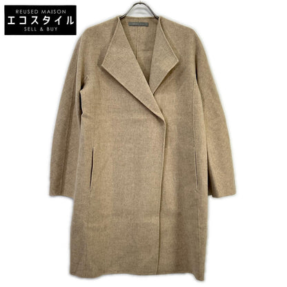 theory luxe セオリーリュクス 03-9309605 ベージュ ウール×カシミヤ ロングコート コート