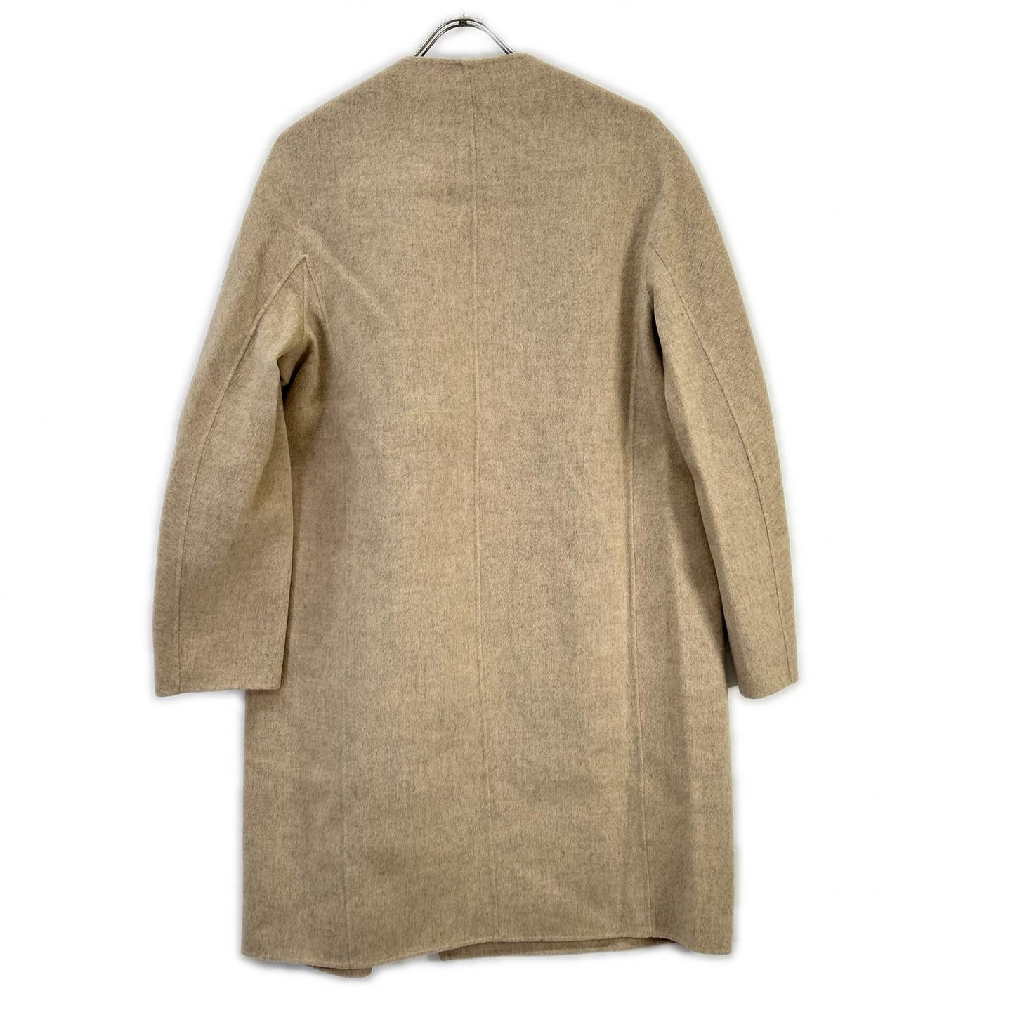 theory luxe セオリーリュクス 03-9309605 ベージュ ウール×カシミヤ ロングコート コート