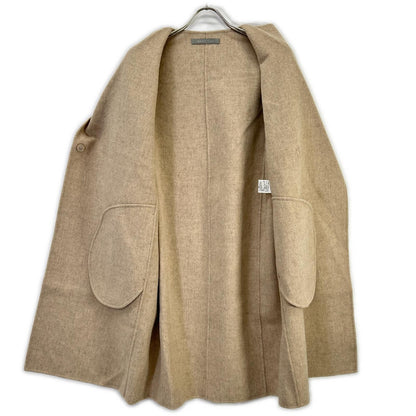 theory luxe セオリーリュクス 03-9309605 ベージュ ウール×カシミヤ ロングコート コート