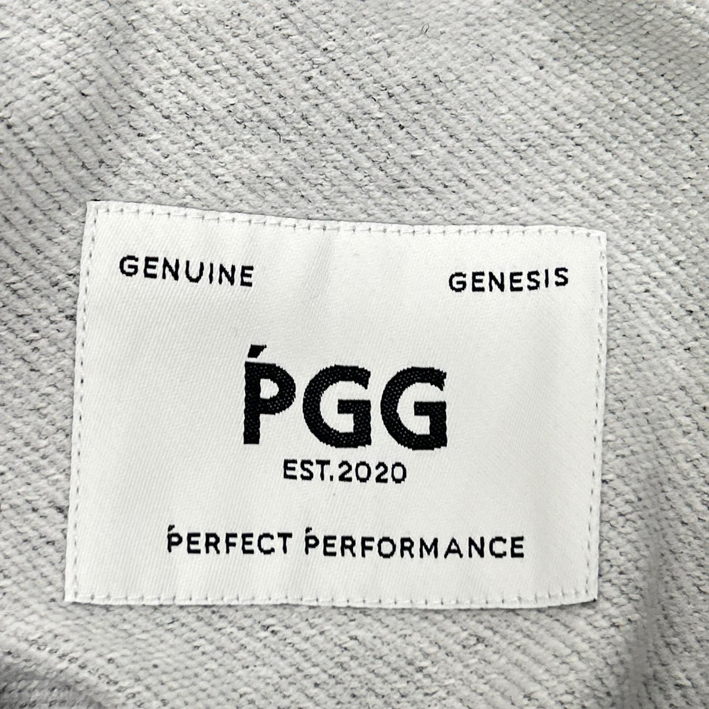 PGG ピージージー グレー バックジップ スリット スウェットロングスカート スカート