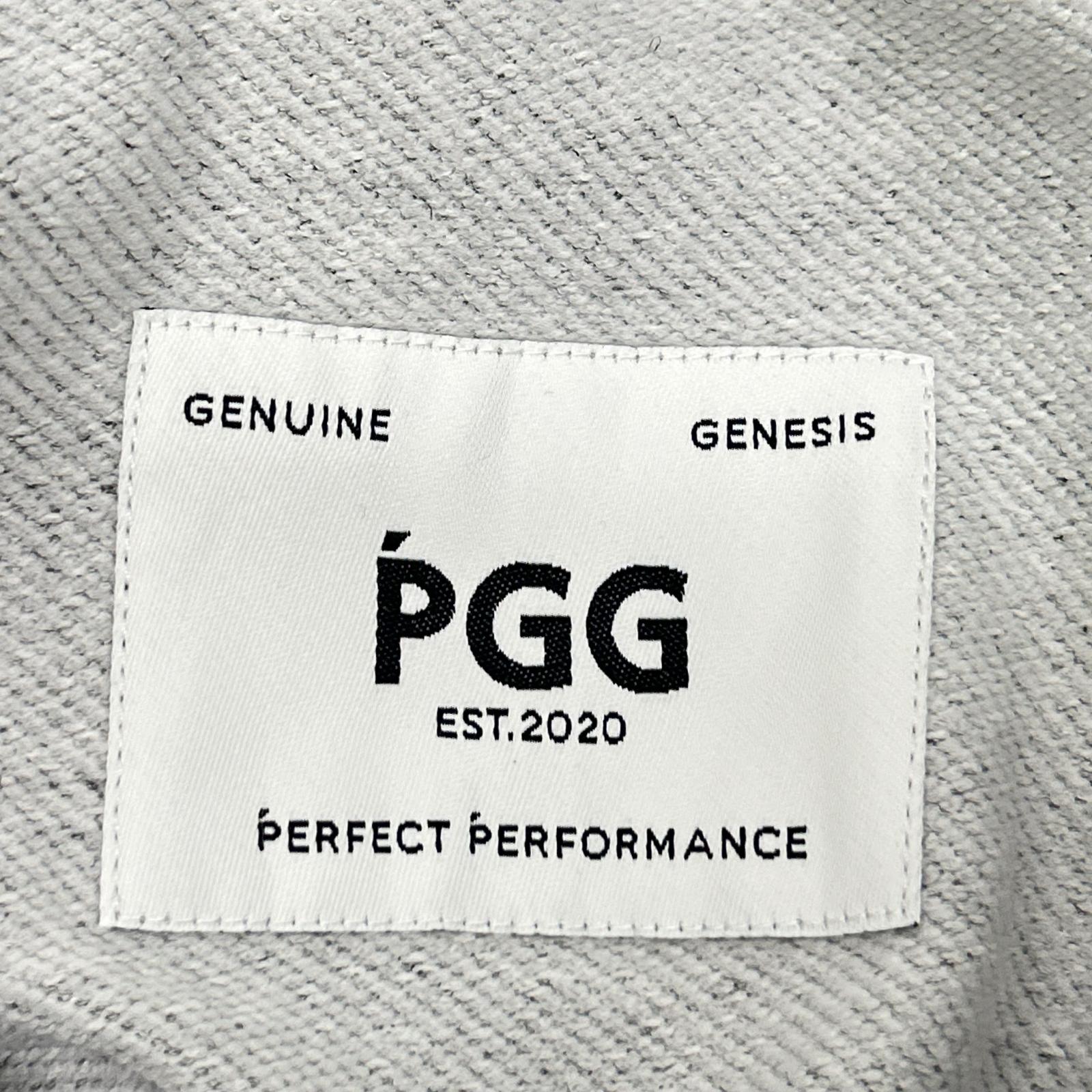 PGG ピージージー グレー バックジップ スリット スウェットロングスカート スカート