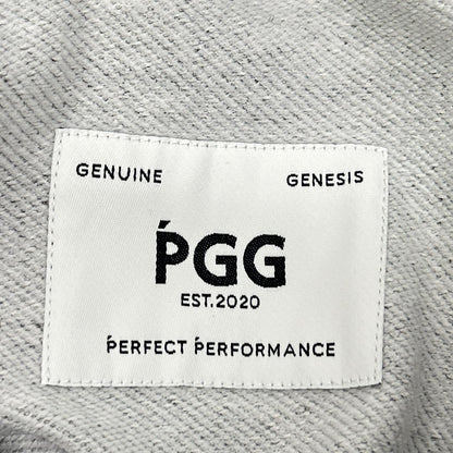 PGG ピージージー グレー バックジップ スリット スウェットロングスカート スカート