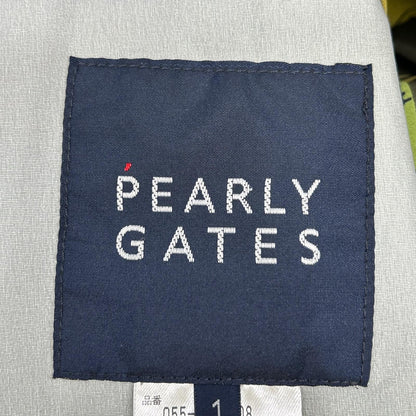 PEARLY GATES パーリーゲイツ 055-5220108 グリーン ダイナソーデザイン ジップアップジャケット ジャケット