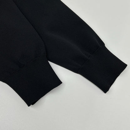 PEARLY GATES パーリーゲイツ ブラック×ホワイト フロントロゴ クルーネック ロングスリーブトップス トップス