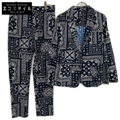 PEARLY GATES パーリーゲイツ PF20JK001・PF20PN002 ネイビー ペイズリー セットアップ スーツ セットアップ