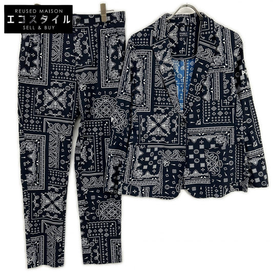 PEARLY GATES パーリーゲイツ PF20JK001・PF20PN002 ネイビー ペイズリー セットアップ スーツ セットアップ
