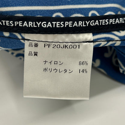 PEARLY GATES パーリーゲイツ PF20JK001・PF20PN002 ネイビー ペイズリー セットアップ スーツ セットアップ