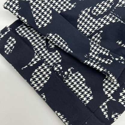 PEARLY GATES 【× PEANUTS】 Navy-and-white houndstooth Snoopy suit set Set-up