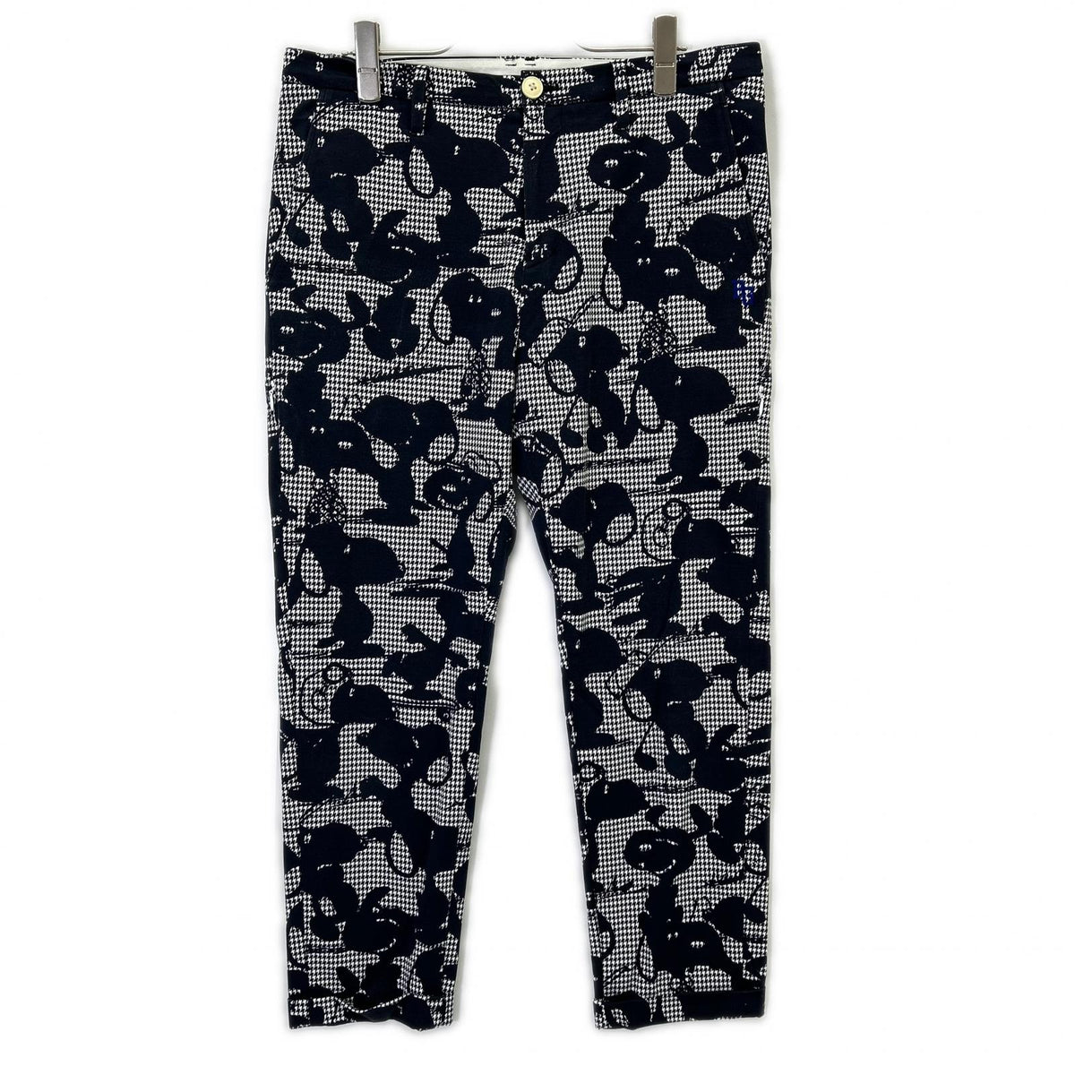 PEARLY GATES 【× PEANUTS】 Navy-and-white houndstooth Snoopy suit set Set-up